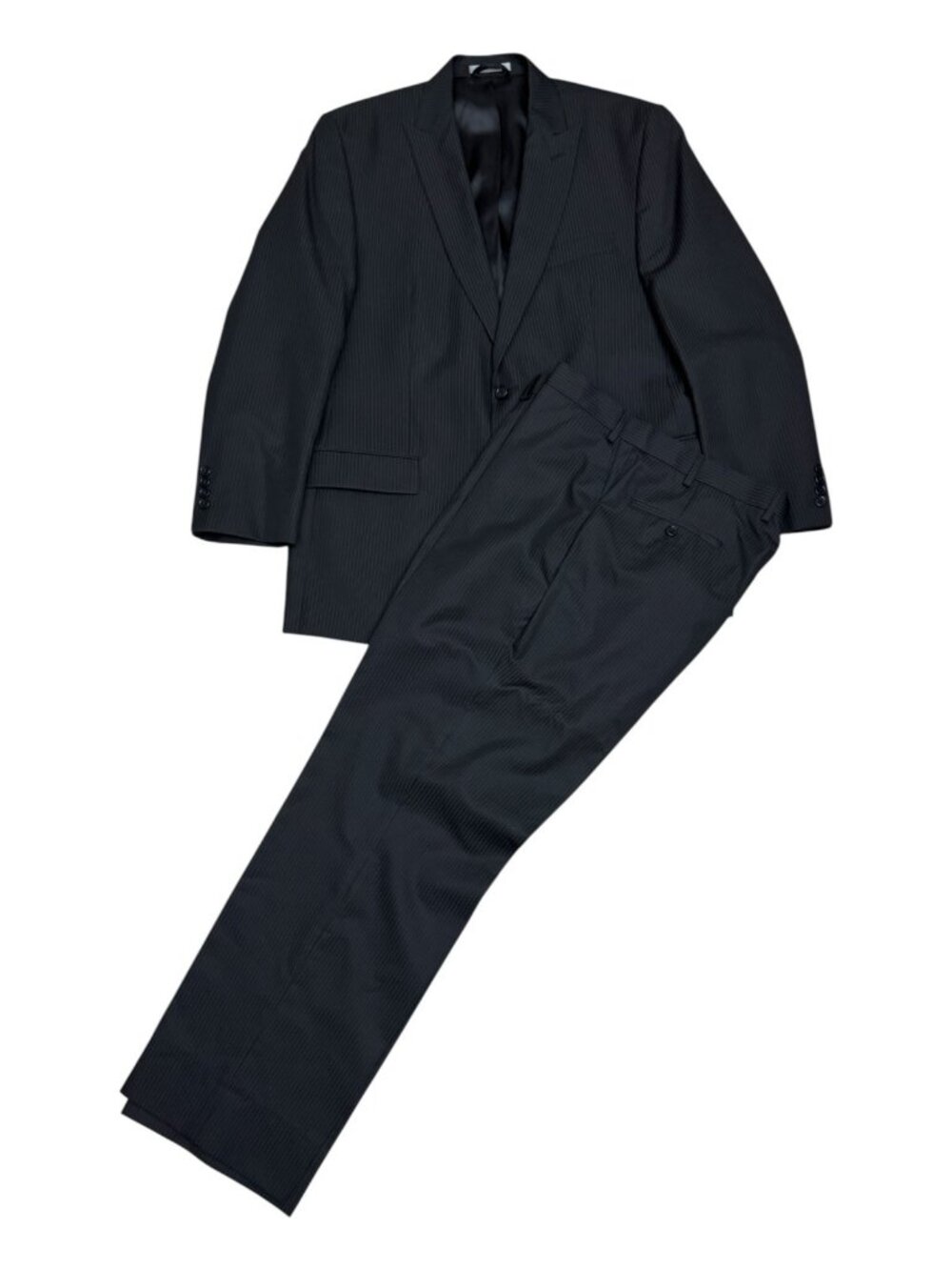 MICHAEL KORS Pinstripe 2-Piece Luxury Designer SUIT Blazer & Pants Men 44R Large - Picture 7 of 11